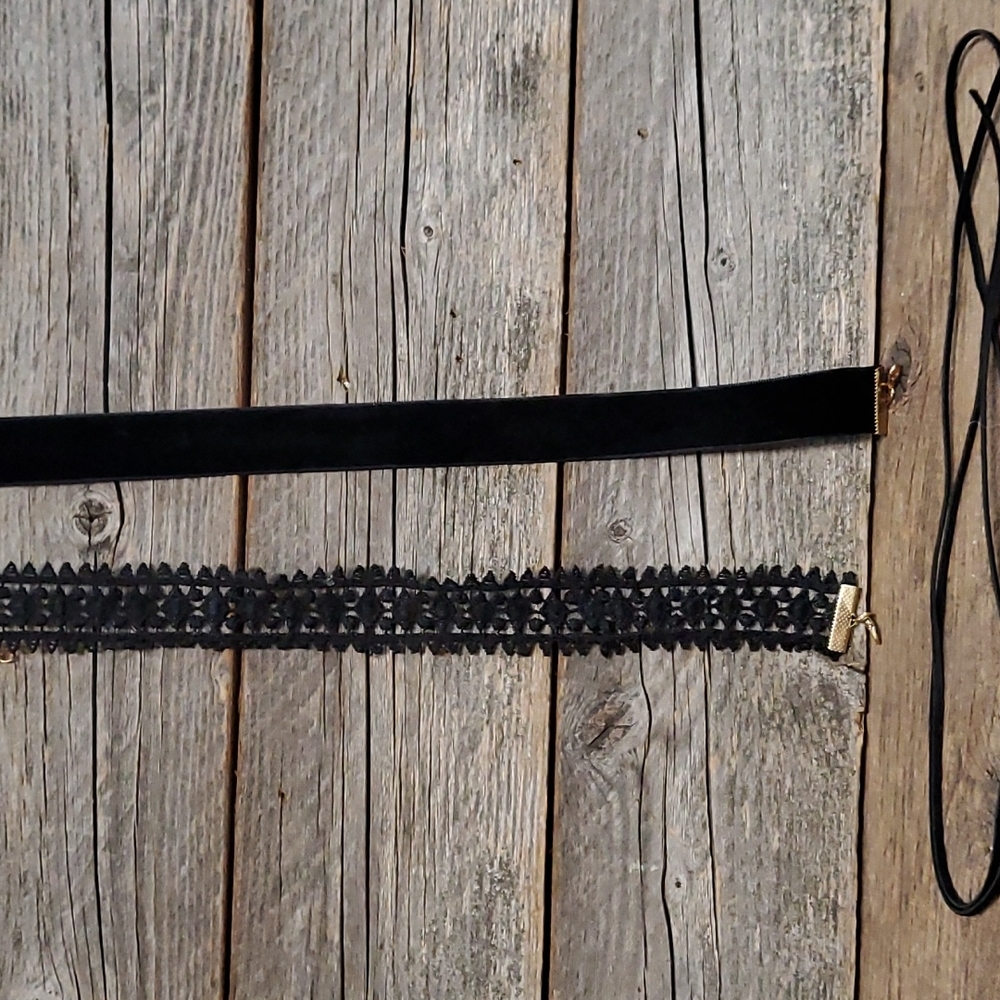 Black Choker  Necklaces
